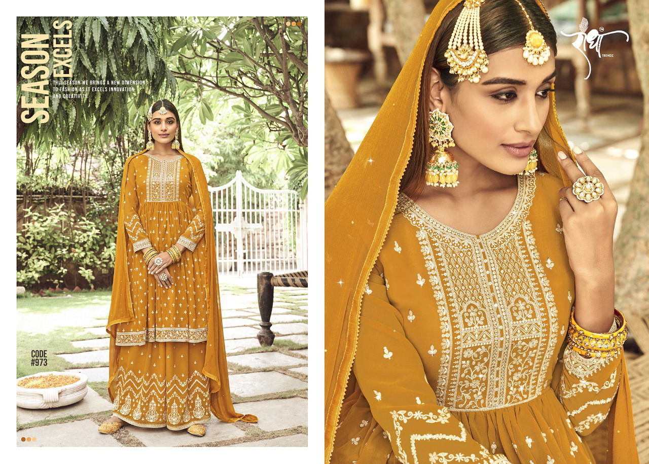 Rass Leela Heavy Wedding Wear Wholesale Georgette Designer Salwar Suits